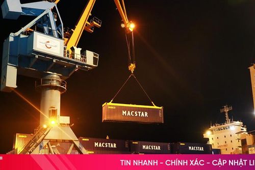 Khai trương tuyến vận tải container Hải Phòng - Vũng Áng- Hải Phòng
