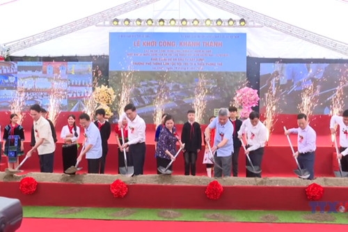 Lai Châu khởi công xây dựng Trường PTDTNT TH và THCS Phong Thổ