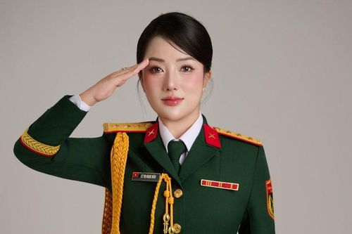 Chân dung nữ Thượng úy đảm nhận giọng đọc miền Nam trong Lễ diễu binh 2/9
