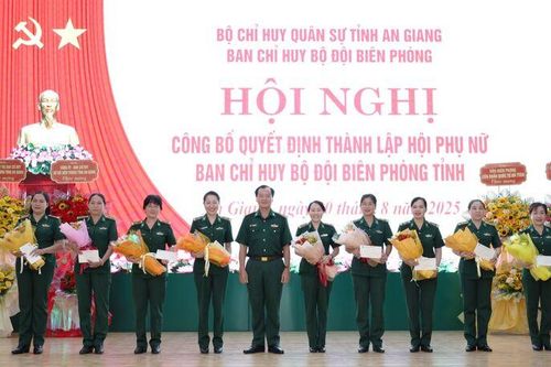 Thành lập Hội Phụ nữ Ban Chỉ huy Bộ đội Biên phòng tỉnh An Giang