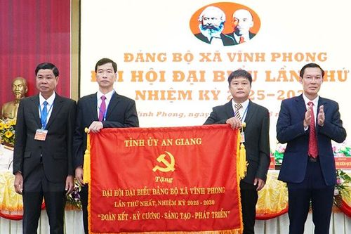 Đảng bộ xã Vĩnh Phong tổ chức đại hội nhiệm kỳ 2025 - 2030