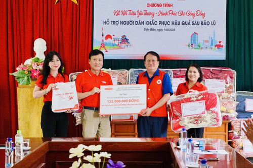 Dai-ichi Life Việt Nam hỗ trợ hơn 440 triệu đồng khắc phục hậu quả thiên tai tại Điện Biên, Sơn La và Nghệ An