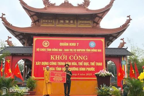 Khởi công công trình văn hóa, thể dục - thể thao tại cơ sở tôn giáo