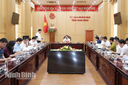 Đồng chí Phó Chủ tịch Thường trực UBND tỉnh làm việc với Sở Văn hóa và Thể thao