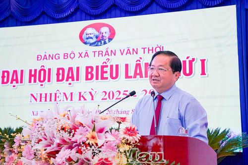 Đồng chí Nguyễn Thế Châu được chỉ định giữ chức Bí thư Đảng ủy xã Trần Văn Thời