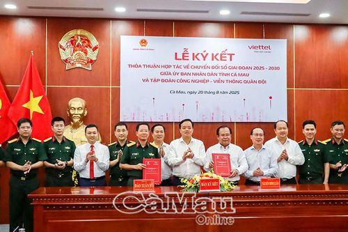 Ký kết hợp tác chuyển đổi số giai đoạn 2025-2030