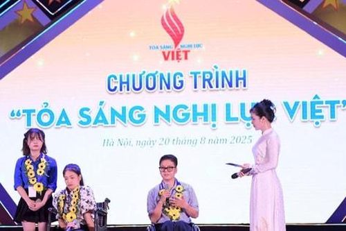 Vinh danh 25 gương 'Tỏa sáng nghị lực Việt' 2025