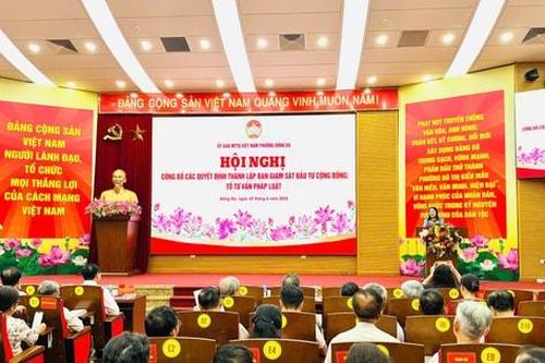 Đại hội Mặt trận Tổ quốc Việt Nam phường Đống Đa tổ chức vào ngày 15-9