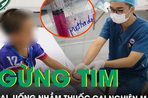 Bé trai 9 tuổi ngừng tim vì uống nhầm thuốc cai nghiện ma túy