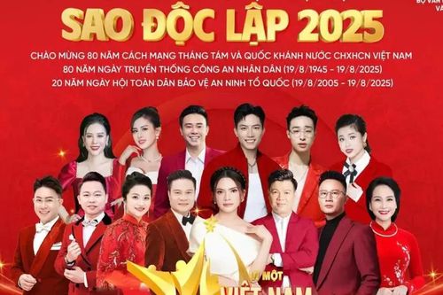 Chương trình nghệ thuật 'Sao Độc lập' 2025: khơi dậy khát vọng hùng cường