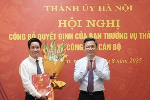 Đồng chí Nguyễn Huy Cường được điều động làm Bí thư Đảng ủy phường Thanh Xuân