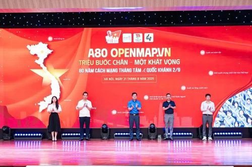 Ra mắt ứng dụng A80 OpenMap.vn - 'Triệu bước chân, một khát vọng'