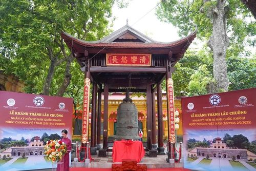 Khánh thành lầu chuông tại Hoàng thành Thăng Long - Hà Nội