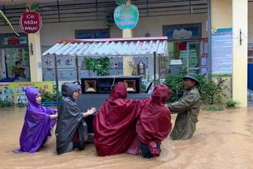 Mưa to gây ngập úng cục bộ tại Thái Nguyên