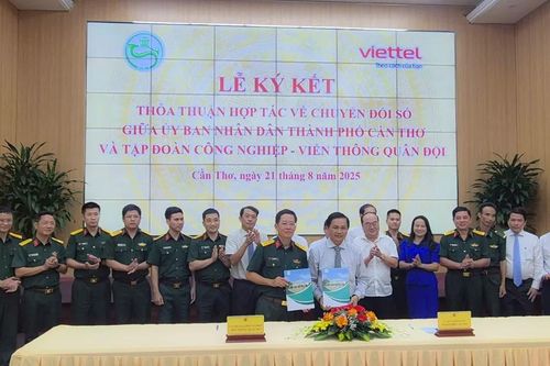 UBND TP Cần Thơ và Viettel Group ký kết hợp tác chuyển đổi số