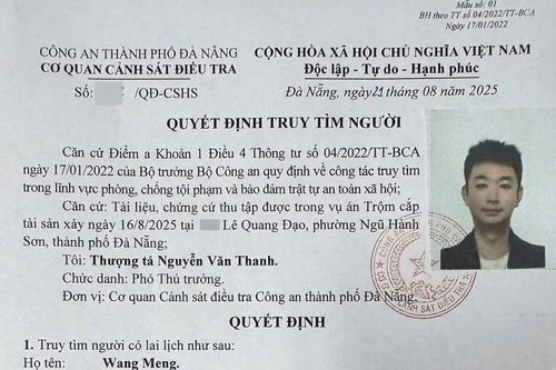 Truy tìm đối tượng người Trung Quốc liên quan đến vụ trộm cắp tài sản