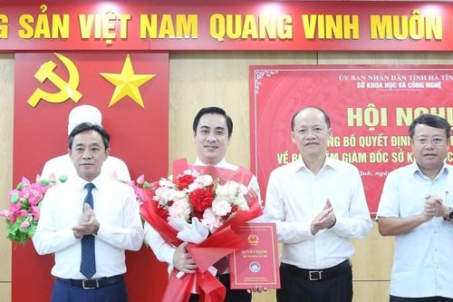 Ông Lê Thành Đông giữ chức Giám đốc Sở Khoa học và Công nghệ Hà Tĩnh