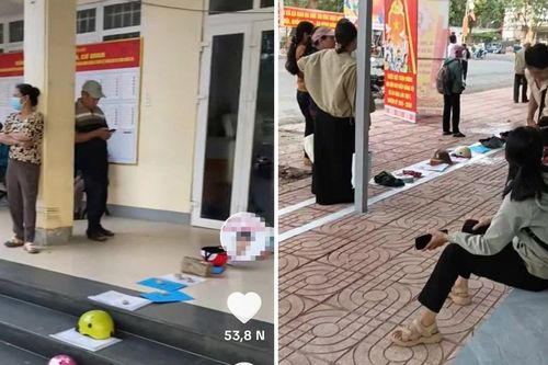 Dùng gạch đá, mũ bảo hiểm 'đặt chỗ' nộp hồ sơ: Văn phòng Đăng ký đất đai Đắk Lắk lên tiếng