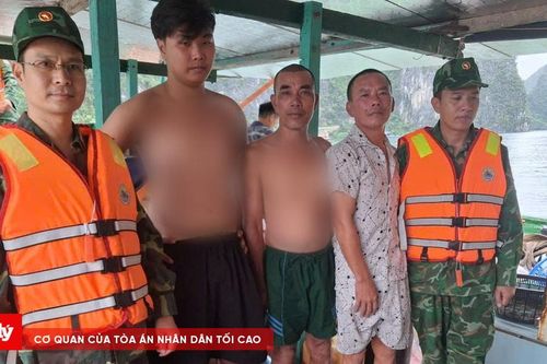 Cứu thành công 3 thuyền viên gặp sự cố lật tàu trên biển Quảng Ninh