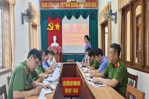 VKSND khu vực 1, tỉnh Gia Lai chủ trì họp liên ngành Công an - Tòa án
