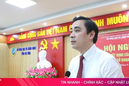 Sở Khoa học và Công nghệ Hà Tĩnh có tân Giám đốc