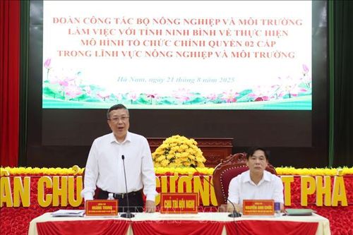 Tháo gỡ khó khăn, vướng mắc lĩnh vực nông nghiệp và môi trường khi vận hành chính quyền 2 cấp