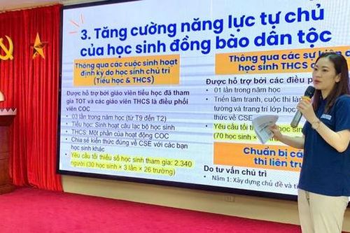 Nâng cao môi trường học tập và giáo dục đáp ứng giới cho học sinh dân tộc thiểu số