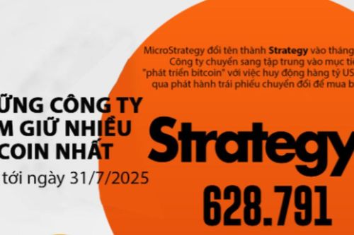Những công ty đại chúng sở hữu nhiều bitcoin nhất