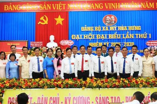 Đại hội Đảng bộ xã Mỹ Hòa Hưng lần thứ I, nhiệm kỳ 2025 - 2030