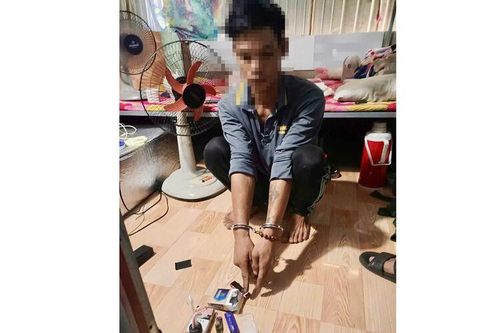 Công an xã An Minh bắt quả tang đối tượng có hành vi tàng trữ trái phép chất ma túy