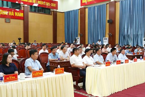 Bộ Nông nghiệp và Môi trường làm việc với tỉnh Ninh Bình về việc thực hiện mô hình chính quyền địa phương hai cấp