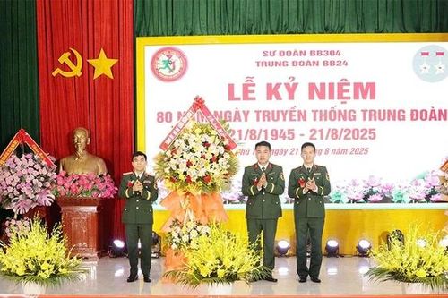 Kỷ niệm 80 năm Ngày truyền thống Trung đoàn Bộ binh 24