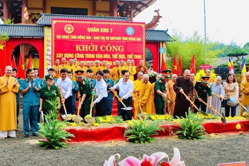 Đồng Nai: Khởi công công trình thể dục, thể thao ngoài trời trong khuôn viên chùa Tỉnh Hội