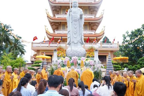 Đồng Tháp: Lễ an vị tôn tượng Bồ-tát Địa Tạng tại chùa Vĩnh Tràng (P.Mỹ Phong)