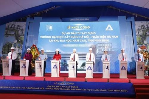 Khởi công xây dựng cơ sở 2 Trường Đại học Xây dựng Hà Nội
