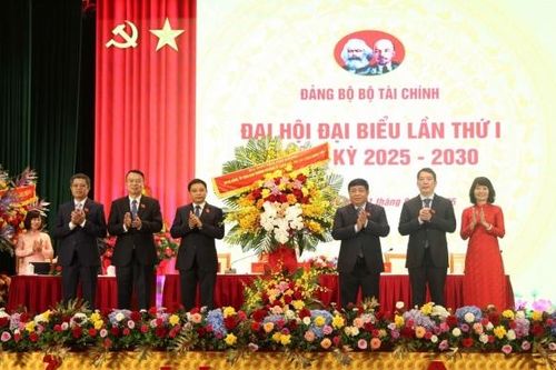 Khai mạc Đại hội Đảng bộ Bộ Tài chính lần thứ I, nhiệm kỳ 2025 - 2030