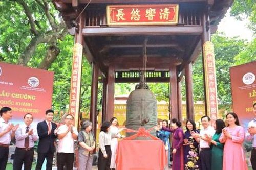 Khánh thành công trình 'Lầu chuông' tại Hoàng thành Thăng Long