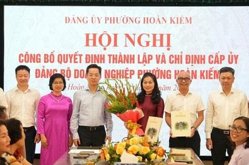 Phường Hoàn Kiếm thành lập Đảng bộ Doanh nghiệp với 312 đảng viên