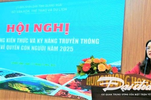 Quảng Ngãi: Tập huấn kỹ năng truyền thông về quyền con người năm 2025