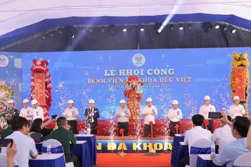Khởi công Bệnh viện Đa khoa Đức Việt: Công trình y tế trọng điểm tại cửa ngõ phía Tây Hà Nội