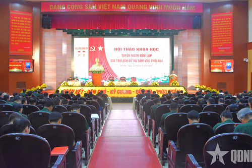 Hội thảo khoa học 'Tuyên ngôn Độc lập - Giá trị lịch sử và tầm vóc thời đại'