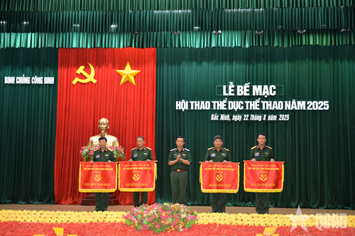 Binh chủng Công binh bế mạc Hội thao Thể dục thể thao năm 2025