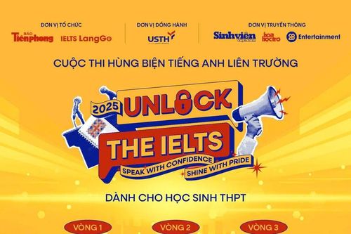 Báo Tiền Phong và IELTS LangGo phát động Cuộc thi hùng biện tiếng Anh Unlock The IELTS 2025 dành cho học sinh THPT