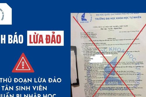 Trước giờ công bố điểm chuẩn, nhiều trường đại học phát đi thông báo cảnh giác với thông tin mạo danh lừa đảo