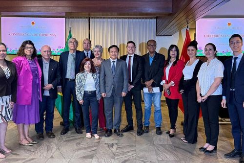 Đại sứ quán Việt Nam tại Brazil tổ chức họp báo nhân kỷ niệm 80 năm Cách mạng tháng Tám và Quốc khánh 2/9
