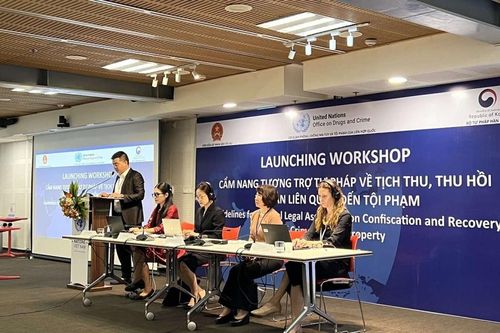 Ra mắt 'Cẩm nang tương trợ tư pháp về tịch thu, thu hồi tài sản liên quan đến tội phạm'