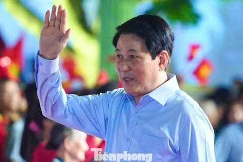 Chủ tịch nước Lương Cường dự cầu truyền hình chính luận - nghệ thuật 'Thời cơ vàng'