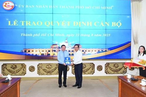 Đồng chí Nguyễn Toàn Thắng được bổ nhiệm làm Giám đốc Sở Nông nghiệp và Môi trường TP HCM