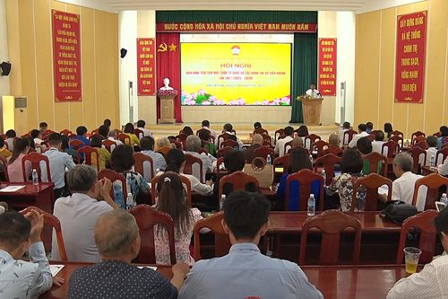 Xã Diên Khánh tổ chức hội nghị điển hình tiên tiến lần thứ nhất