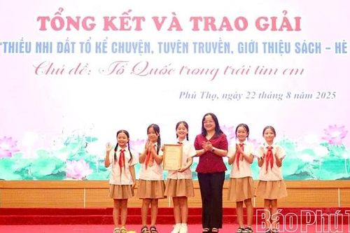 Hội thi 'Thiếu nhi Đất Tổ kể chuyện, tuyên truyền, giới thiệu sách - Hè 2025'